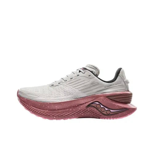 Saucony Endorphin Shift 3 Быстросохнущий Легкий Низкий Топ Беговые кроссовки Женские Серый Фиолетовый