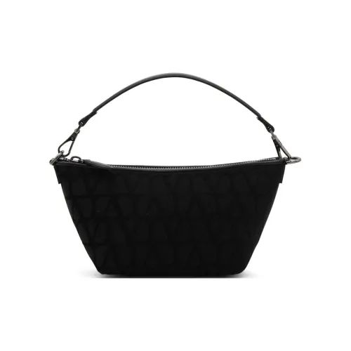 Valentino Кожа Детали Портативный Crossbody Сумка через плечо Обычная Мужская Черная