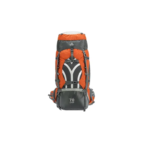 PELLIOT Полиэстер Рюкзак Большой Унисекс Обсидиан Черный Темно-синий Янтарный Коричневый