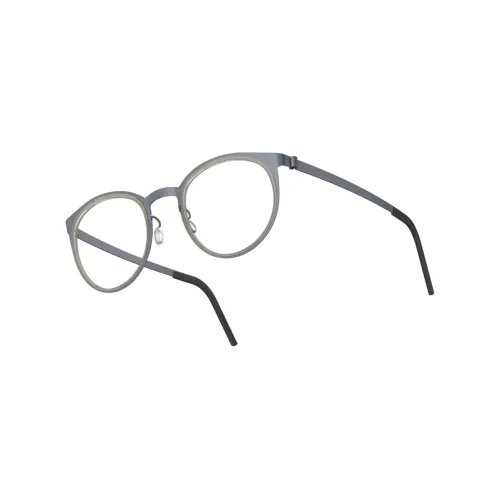 LINDBERG Титан Круглые Оправы для очков Унисекс Серебряный