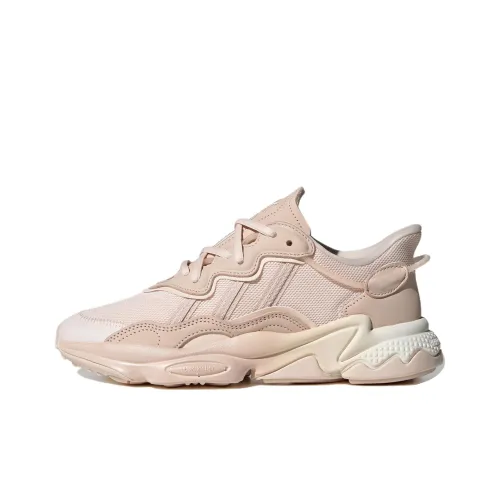 Adidas Originals Ozweego Slip-resistant Abrasion-resistant Low Top Casual Women's Pink Adidas Originals Ozweego Противоскользящий Устойчивый к истиранию Низкий Топ Повседневный Женский Розовый