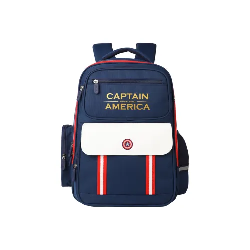 Disney × Marvel Collaboration Polyester Backpack Men's Dark Blue Green