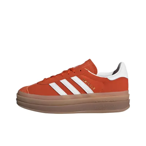 Adidas Originals Gazelle Low Топ Скейтборд Кроссовки Женские Красный Коричневый Белый