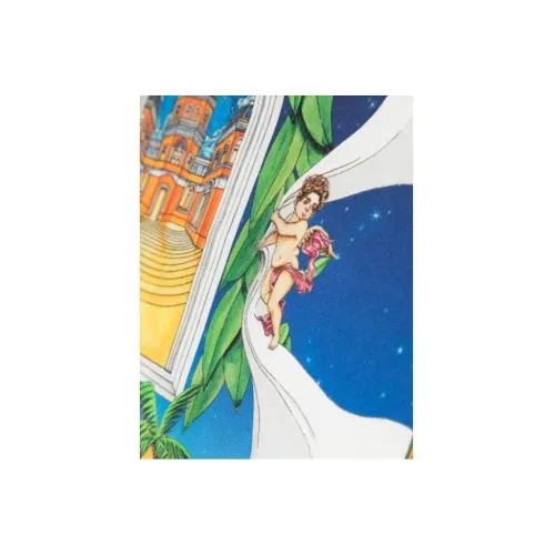 CASABLANCA Шелковые шарфы Многоцветные Мужские