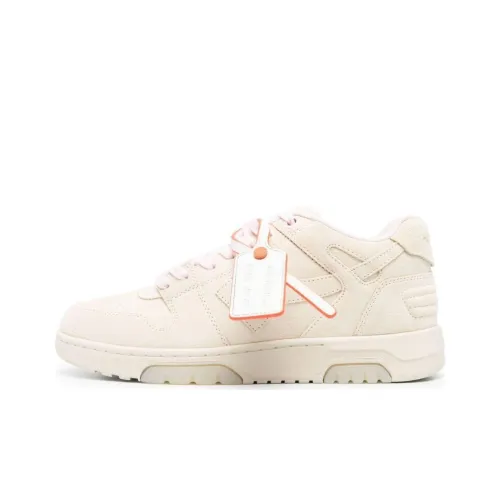 Off Белый Out Of Office Низкий Топ Скейтборд Кроссовки Мужские Бежево-Розовые