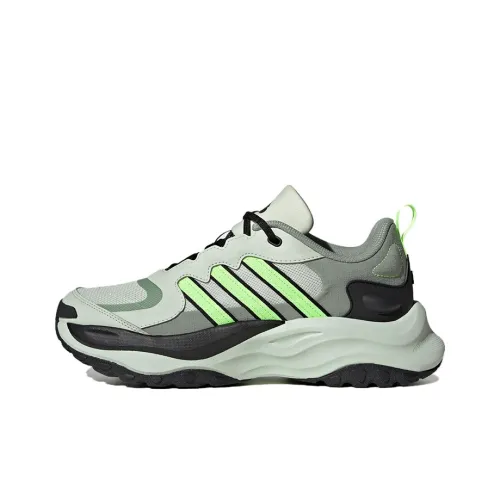 Adidas Maxxwavy Slip-resistant Low Top Повседневные Беговые кроссовки Унисекс Черный Зеленый