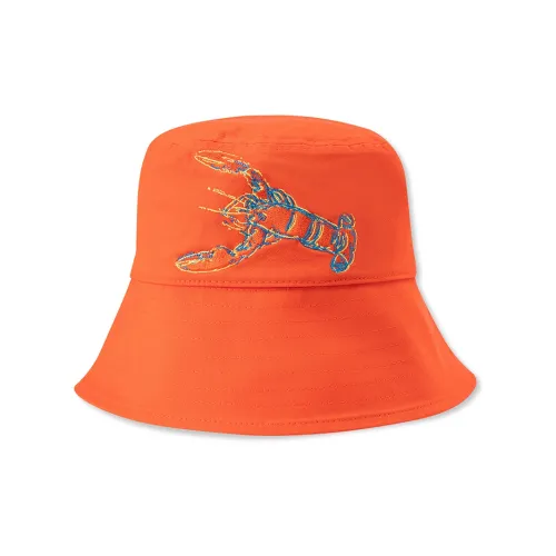 Tommy Hilfiger Cotton Bucket Hats Темно-оранжевый цвет SNX Унисекс