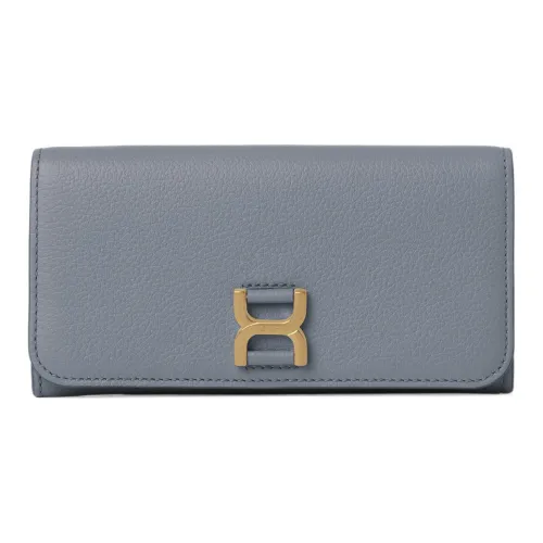 Chloe Marcie Телячья кожа с текстурой кошелек женский цвет бурый синий