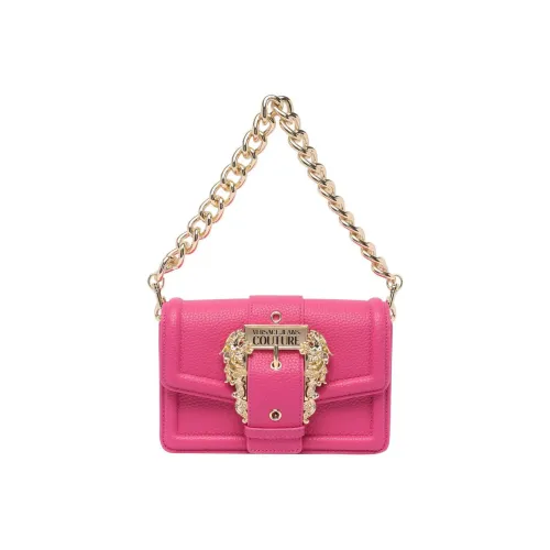 VERSACE JEANS COUTURE Полиэстер Портативный Кроссбоди Сумка Сумка через плечо Женская Розовая