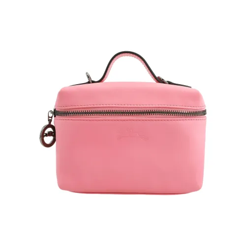 LONGCHAMP Le Pliage Xtra Корова Кожа Коробка Сумка Сумка через плечо Сумка через плечо Мини Женская Розовая