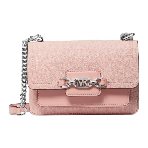 MICHAEL KORS Heather Покрытие Холст Сумка через плечо Сумка на плечо Маленькая Женская Светло-розовая