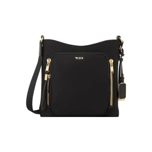 TUMI Voyageur Нейлоновая сумка для курьера сумка через плечо среднего размера женская черная
