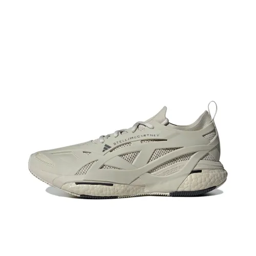 Adidas Solarglide Slip-Resistant Низкие Кроссовки для Бега Мужские Серые