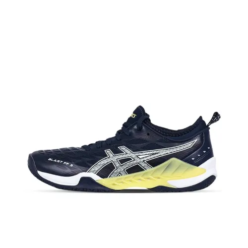 Asics Blast FF 3 Бадминтонная обувь Низкий топ Синий/Белый Мужской