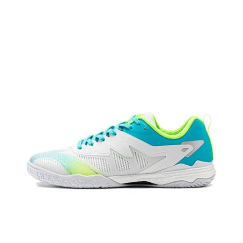 LiNing Амортизация Функциональность Низкий Топ Обувь для настольного тенниса Унисекс Белый Синий