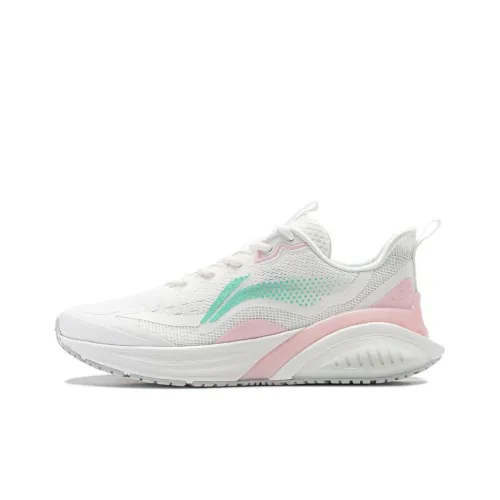 LINING Cloudy Беговые кроссовки Низкий верх Розовый Белый Женские