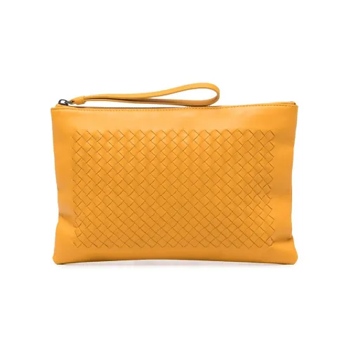 Bottega Veneta Кожа Клатч Женский Оранжевый