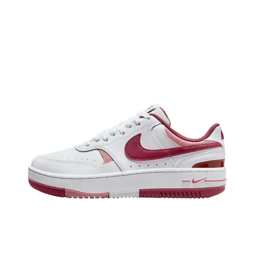 Nike Gamma Force Low Топ Кроссовки для скейтбординга Женские Белые Красные