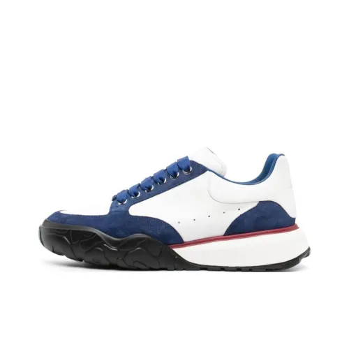 Alexander McQueen Низкий топ Повседневная обувь Мужская Синие Белые