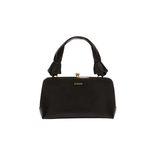 JIL SANDER Goji Телячья кожа Сумка Мини Женская Черная