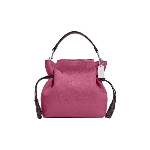 COACH Andy Коровья кожа Сумка Сумка через плечо Сумка через плечо Средний Женская Светло-малиновый