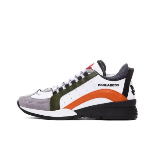 DSQUARED 2 Повседневный Низкий Топ Белый Мужской