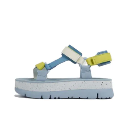 CAMPER Oruga Up One Ремень Сандалии Женские Синий Желтый
