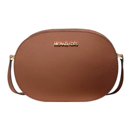 MICHAEL KORS Jet Set Travel Saffiano кожа Camera сумка сумка через плечо средняя женская коричневый