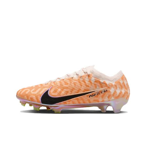 Nike ZOOM VAPOR 15 ELITE FG Твердый грунт Природная трава Устойчивые к истиранию Футбольные бутсы Унисекс Оранжево-черный