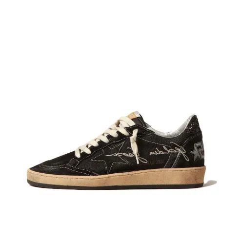 Golden Goose Ball Star Low Топ Скейтборд Кроссовки Женские Черные Потертые