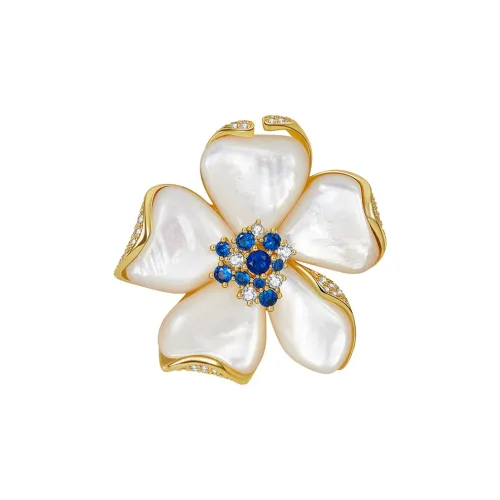 Jay Броши Белая раковина Женские