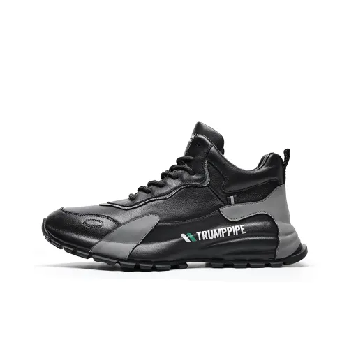 TRUMPPIPE Противоскользящий устойчивый к истиранию низкий топ кэжуал мужской черный