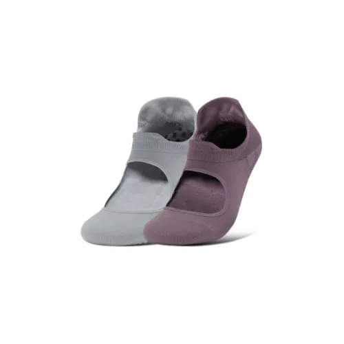 Under Armour Breathe 2 шт Фиолетовый+Серый Женские носки
