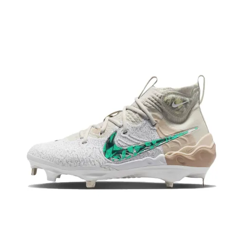 nike Alpha Huarache NXT Slip-resistant Abrasion-resistant High Top Training Shoes Men's Gray Brown Green nike Alpha Huarache NXT Противоскользящие Устойчивые к истиранию Высокие Кроссовки для тренировок Мужские Серый Коричневый Зеленый