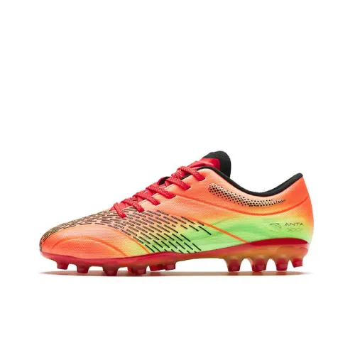 ANTA MG Slip-resistant Футбольные бутсы Мужские Флуоресцентный Лазер Красный