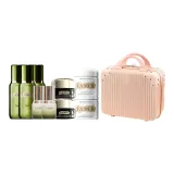 Чистая вода 30 мл*3 + Эссенция молоко 15 мл*2 + Классический крем 7 мл*2 + Зеленый крем для глаз 5 мл*2