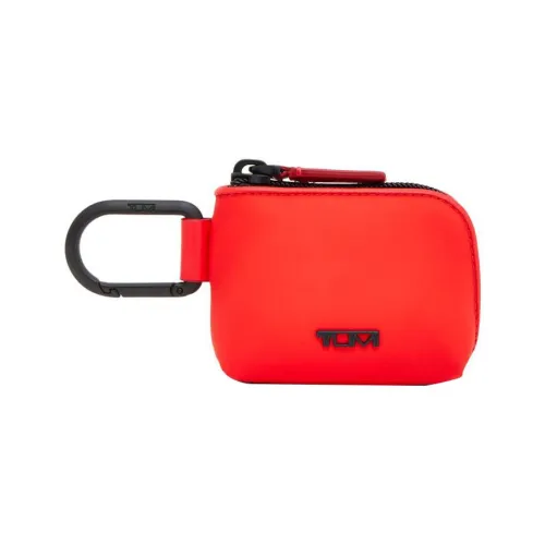 TUMI Нейлон Сумка для хранения монет Кошелек Аксессуар Унисекс Пламя Красный