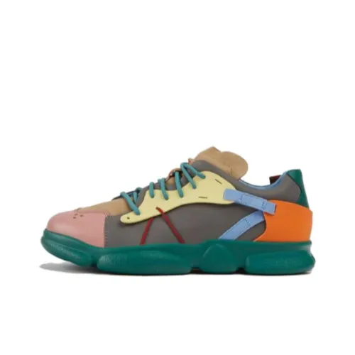 CAMPER Twins Casual Низкий Топ Коричневый Зеленый Мужской