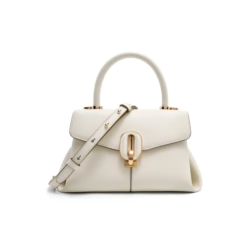 DILAKS Корова Кожа Маленькая Квадратная Сумка Одно Плечо Сумка Маленькая Женская Молочно-Белая