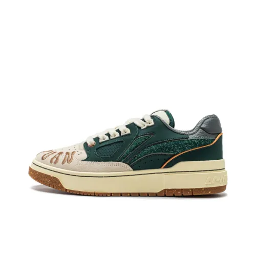 LINING Rookie 2 Low Топ Скейтборд Кроссовки Мужские LUSH Зеленый