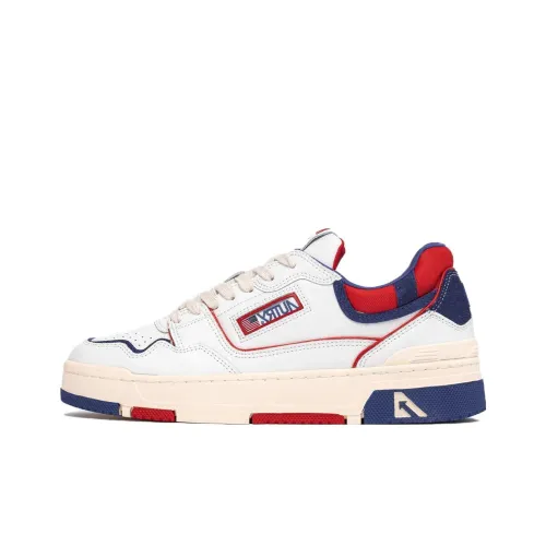 AUTRY Clc Low Топ Скейтборд Кроссовки Мужские Белые Синие Красные