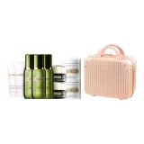 Чистая вода 30 мл * 3 + очищающий крем * 2 + классический крем 7 мл + зеленый крем для глаз 5 мл