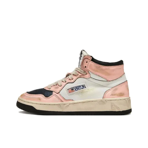 AUTRY Высокие кроссовки для скейтбординга женские розовые белые черные