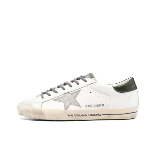 Golden Goose Супер Звезда Скейтборд Кроссовки Низкие Топ Розовый Мел Белый Мужской