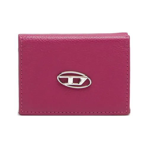 DIESEL Телячья кожа Кошелек Обычный Женские Аметистовый цвет