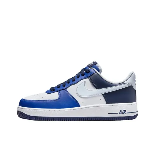 Nike Air FORCE 1 Low Топ Скейтборд Кроссовки Мужские Синие Белые