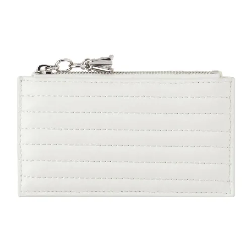 DIESEL Овчина Кошелек Картхолдер Экстра Маленький Женская Белый