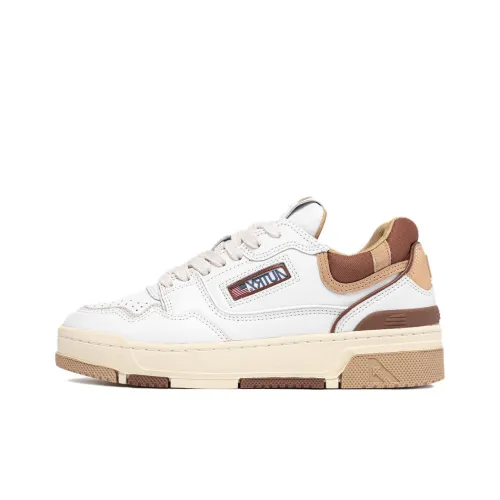 AUTRY Clc Low Топ Скейтборд Кроссовки Женские Белые Коричневые