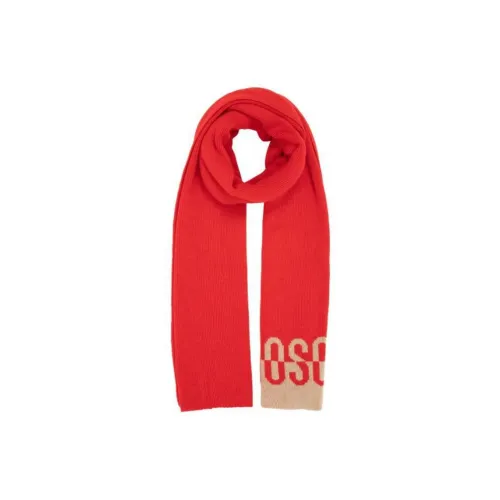 MOSCHINO Вязаные шарфы Красный Женские