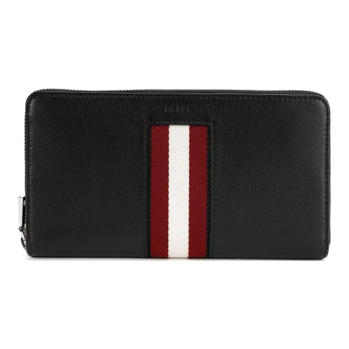 BALLY Коровья кожа Клатч Кошелек Мужской Черный